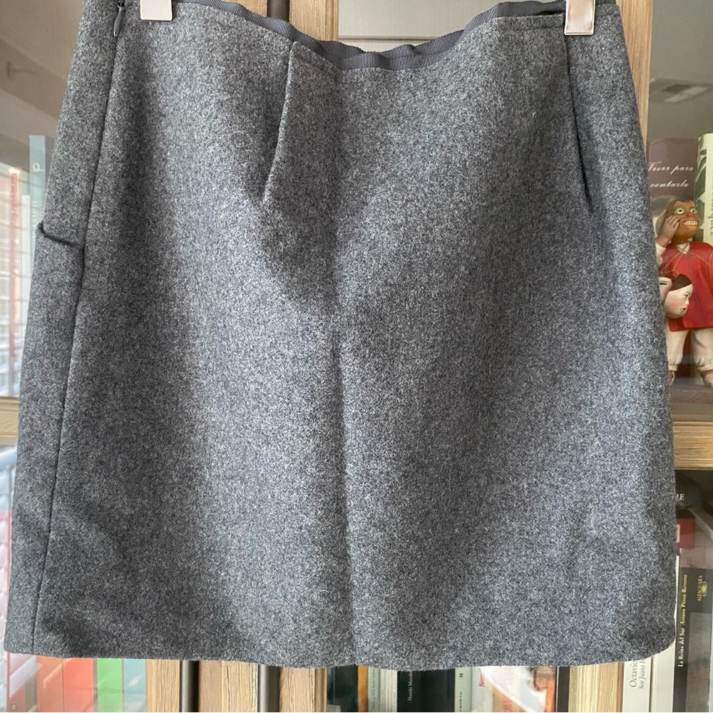 J. Crew Charcoal Mini Skirt
